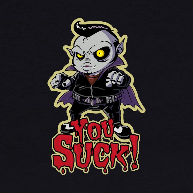 Halloween Rockabilly Vampire (you Suck) by BOEC Gear